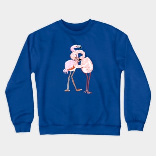 A flamingo never changes his Pink Crewneck Sweatshirt